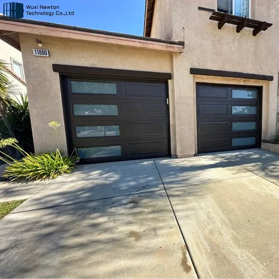 Porte de garage sectionnelle automatique avec télécommande, Design moderne, vente directe d'usine, meilleur prix, avec moteur